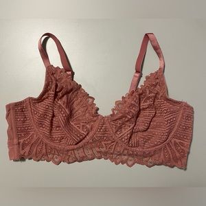 La Vie en Rose dust rose bralette size C38